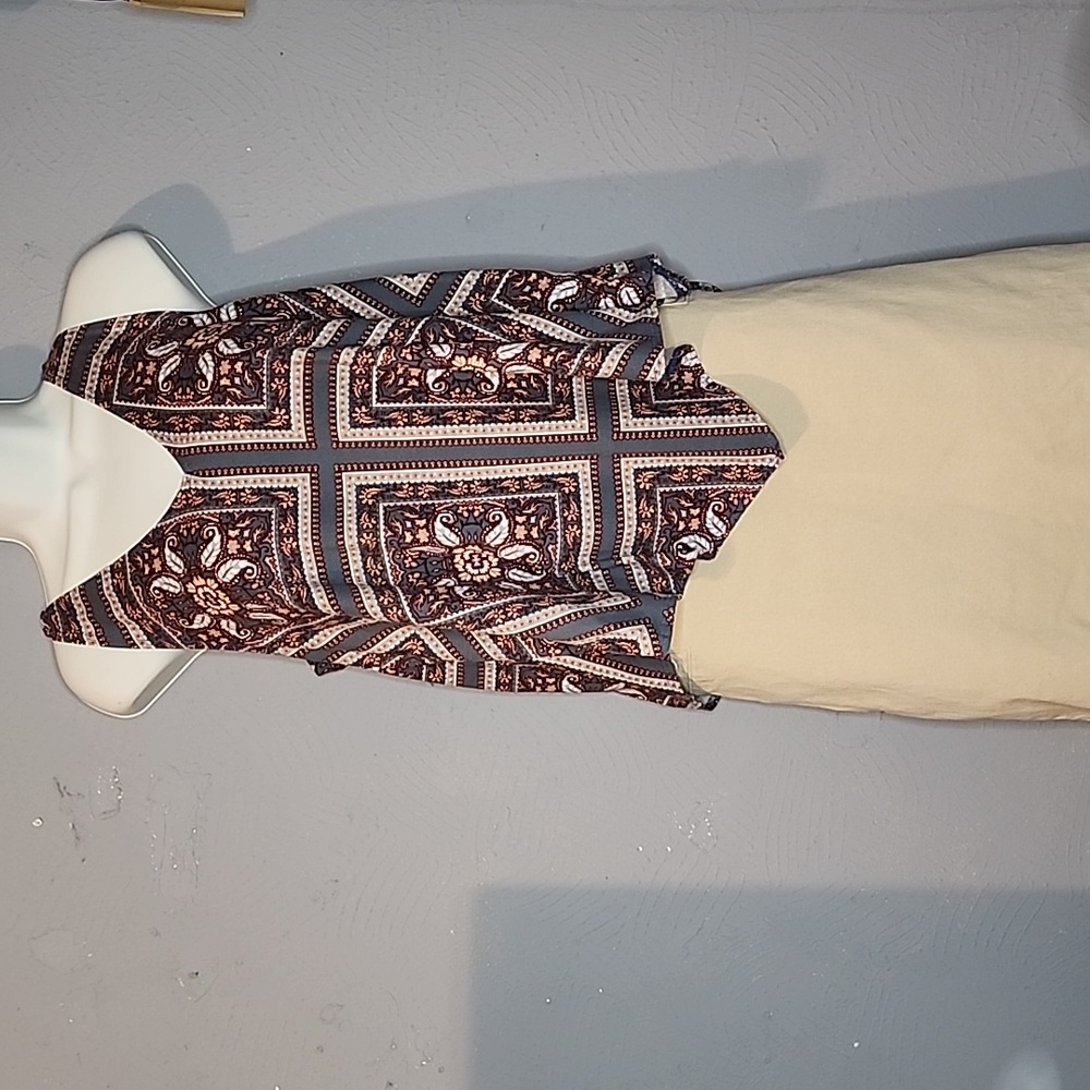 2 piece size Large First Love Top and Real size skirt with pockets size large